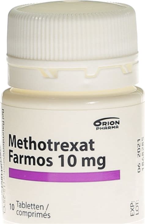 Methotrexat Farmos Tablette 10mg 10 Stück In Der Adler Apotheke