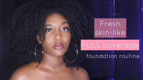 Fresh Skin Like Full Coverage Makeup For Oily Skin Youtube