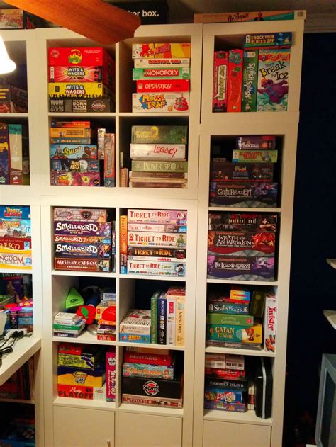 Ikea Shelves For A Board Game Wall Board Game Wall Board Games