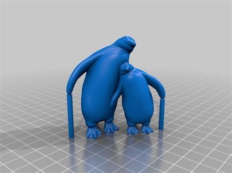 Penguins free 3D Model 3D printable STL | CGTrader.com