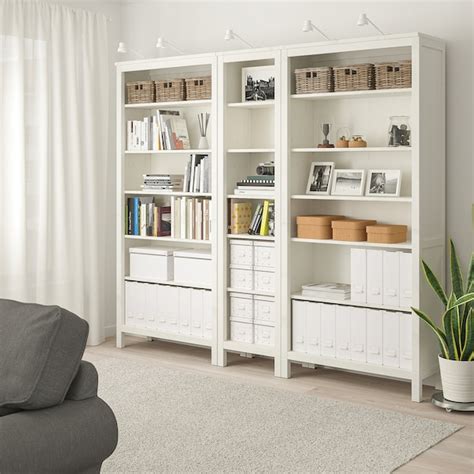 Hemnes Bookcase White Stain 229x197 Cm Ikea