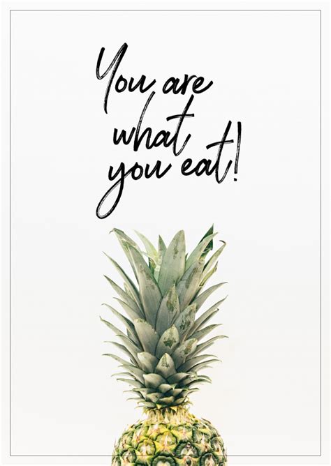 You Are What You Eat Food Quotes Vraies Cartes Postales En Ligne