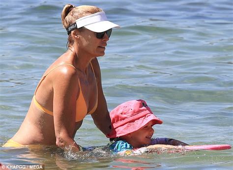 Bikini Clad Sonia Kruger Sizzles At Balmoral Beach Daily Mail Online