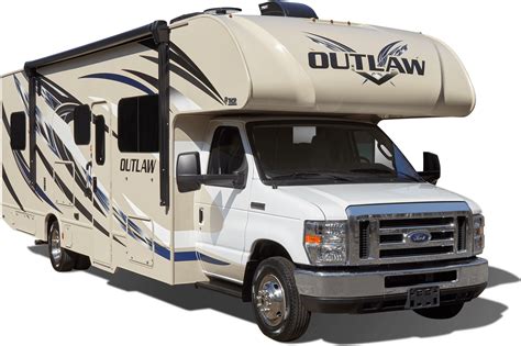 How do you level an rv trailer? 2019-outlaw-class-c-hd-max-rocketblue-3q-29j - Signature Motorhomes