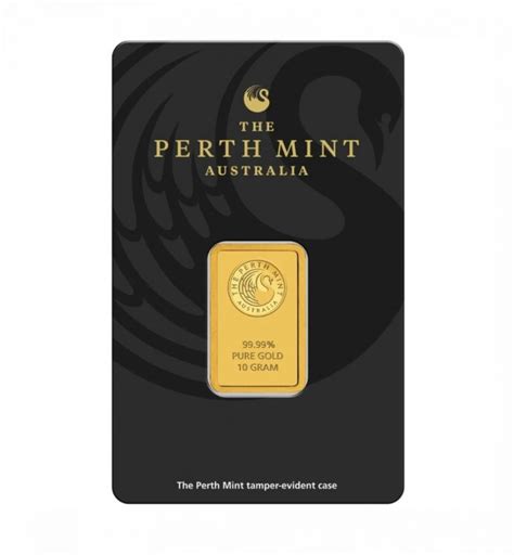 Buy Perth Mint 10g Minted Gold Bar Gold Bullion Australia