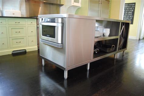 Hand Crafted Stainless Steel Kitchen Islands By Custom Metal Home