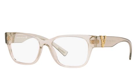 Versace Ve3283 Beige Eyeglasses ® Free Shipping