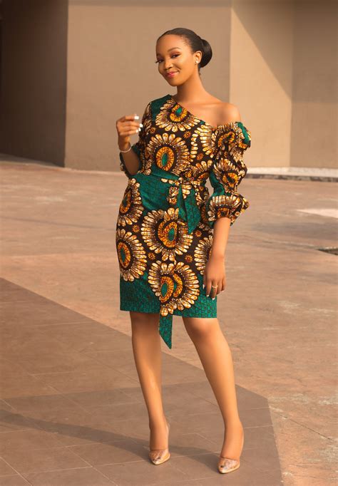 Short African Print Dress Fashion Dresses