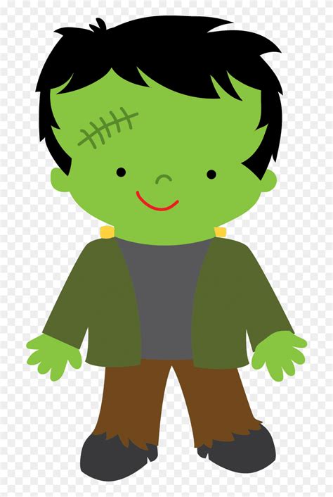 Halloween Kid Frankenstein Clipart Png Download 5348468 Pinclipart