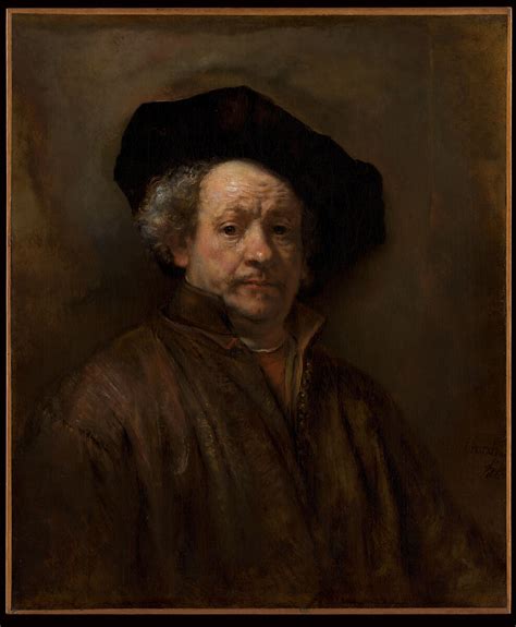 Rembrandt Rembrandt Van Rijn Self Portrait The Metropolitan