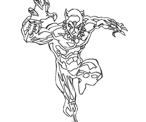 Strong Black Panther Coloring Page Free Printable Coloring Pages For Kids