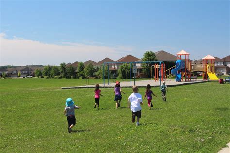 Kids At The Park Kids Running To The Park With Excitement Angus