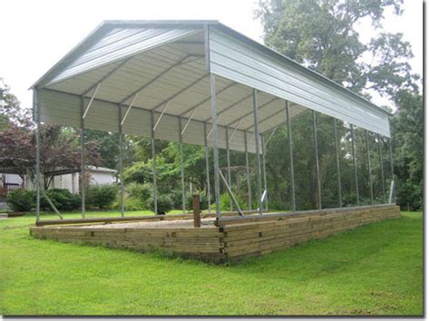 Large Vehicle Carports Top Notch Metals Martin Georgia