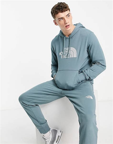 The North Face Light Drew Peak Hoodie In Blue Asos