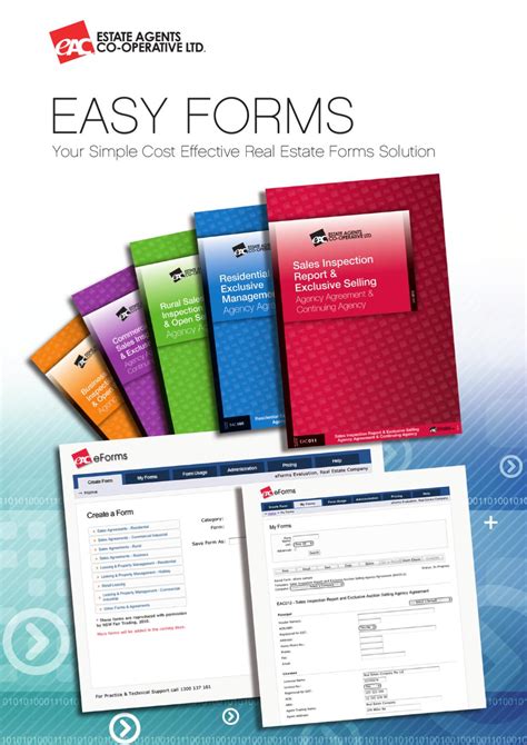 Real Estate Forms Brochure By Estate Agents Co Operative Issuu