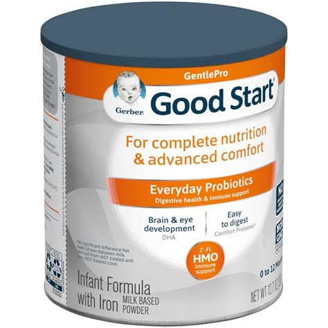 Gerber Good Start Gentle For Tiny Tummies Infant Formula With Iron Hy