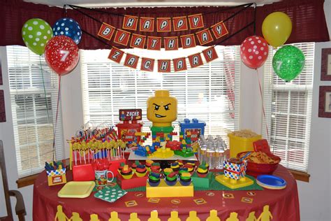 Lego Themed Party Birthday Party Ideas Jackson Timothy Pinterest