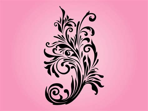 Floral Swirls Vector Art And Graphics