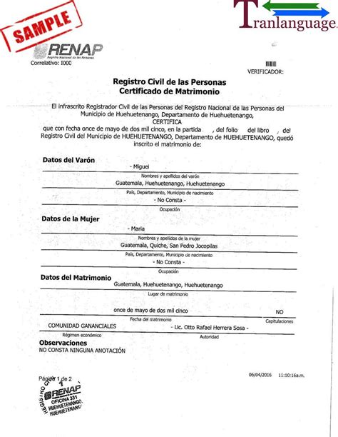 Certificado De Nacimiento De Guatemala Vrogue Co