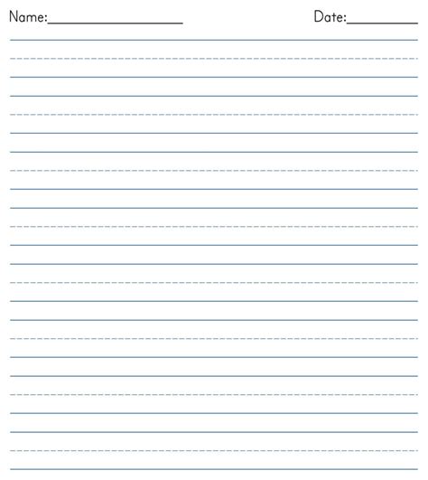 Blank Page To Type A Letter Free Printable