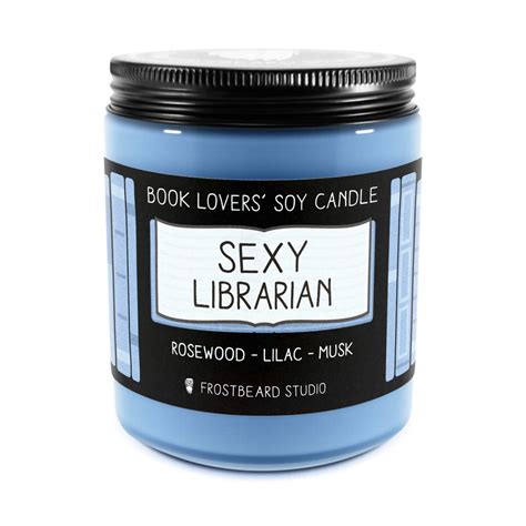 Sexy Librarian︱book Lovers Soy Candles︱frostbeard Studio