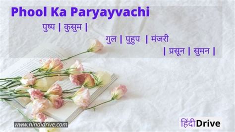 फूल का पर्यायवाची शब्द क्या होता है Phool Ka Paryayvachi Shabd