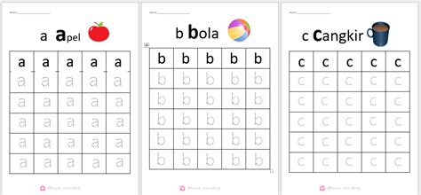 Join an activity with your class and find or create your own quizzes and flashcards. Free Download Lembar Kerja Alphabet 1 - WorkSheet ...