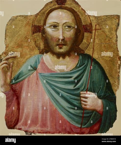 La Bendición De Cristo 1340 1349 Fragmento De Un Crucifijo Monumental El Cristo Bendito
