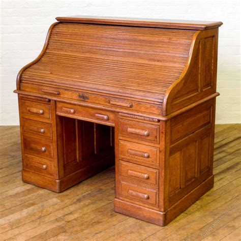 See more ideas about roll top desk, antique desk, furniture. Edwardian Oak Roll Top Desk - Antiques Atlas