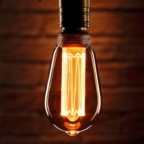 Auraglow Mysa Led Light Bulb Vintage Retro Rustic Edison Style