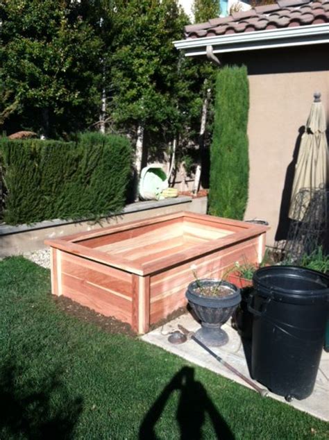 Natural yards hardware cloth attachment rectangle bed.mp4. All redwood raised bed with hardware cloth at the base to ...