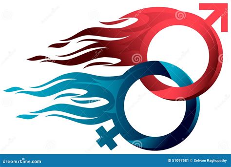 Sex Fire Stock Vector Illustration Of Energy Drawing 51097581