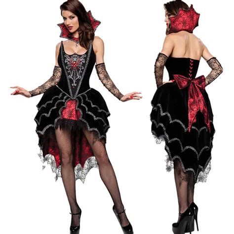 2017 Adult Queen Of The Vampires Costume Halloween Costumes For Women