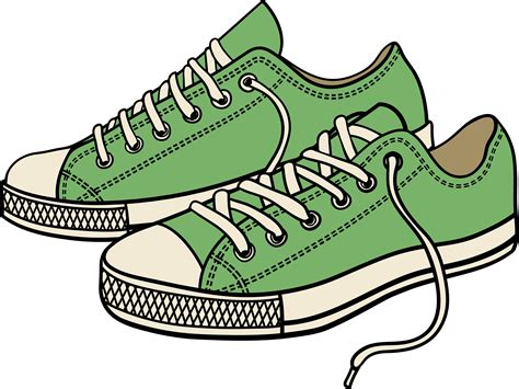 Sneaker Tennis Shoes Clipart Black And White Clipart Running Shoes