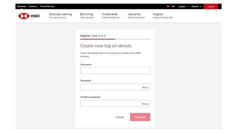 Enter a name to find and verify an email. Register for Personal Internet Banking and service - HSBC TW