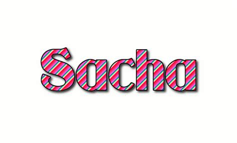 Sacha Logo Outil De Conception De Nom Gratuit à Partir De Texte