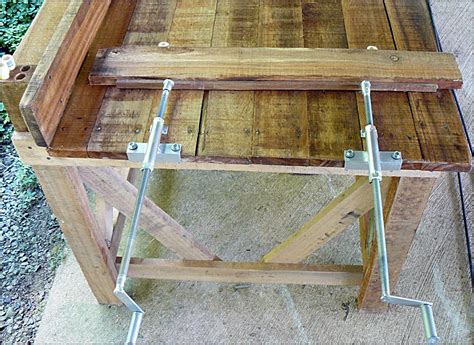 D.i.y pins about diy clamps hand picked by pinner piher clamps ascertain sir thomas more about wooden saloon woodworking and woodworking projects. Work bench side clamps - FineWoodworking