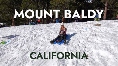Mount Baldy Sledding With Kids Snow Play In Southern California Youtube