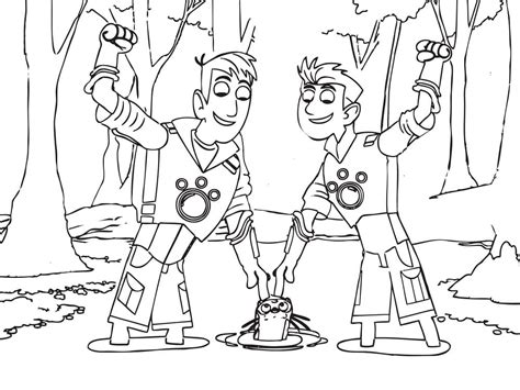 Wild Kratts 3 Coloring Page Download Print Or Color Online For Free