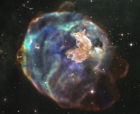 The Shell Of A Massive Exploded Star Captured In X Ray Light