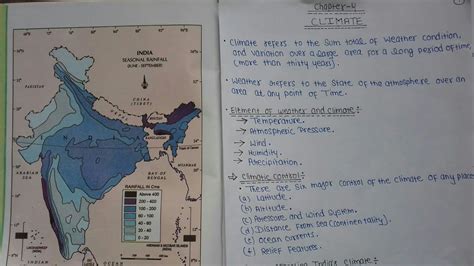 Cbse Notes Class 9 Geography Chapter 4 Climate Notes In Description