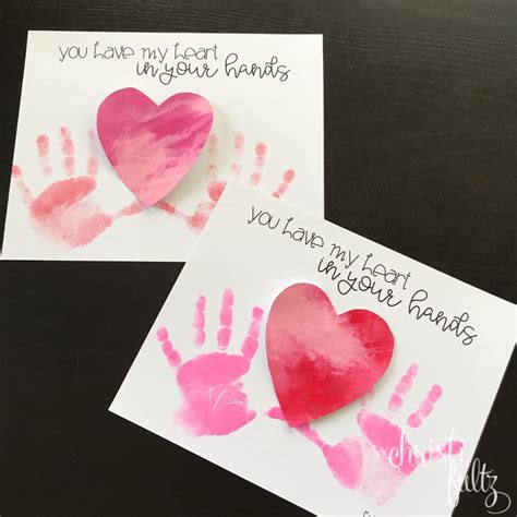 Valentines Day Handprint Art For Early Learners Christi Fultz