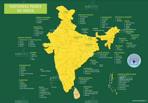 National Parks In India Map Upsc Get Map Update