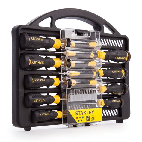 Stanley Stht0 62141 Screwdriver Set With Bits 34 Piece