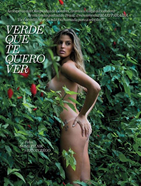 Mari Paraíba desnuda en Playboy Brasil