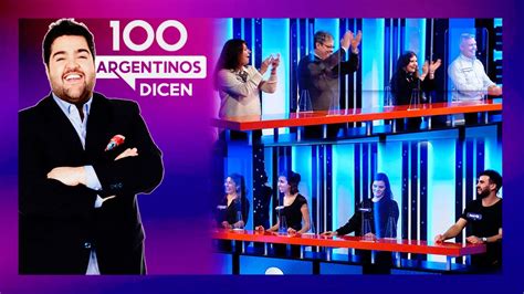 100 Argentinos Dicen Programa 120721 Youtube