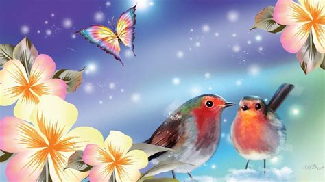 Birds And Butterflies Wallpapers Wallpaper Cave