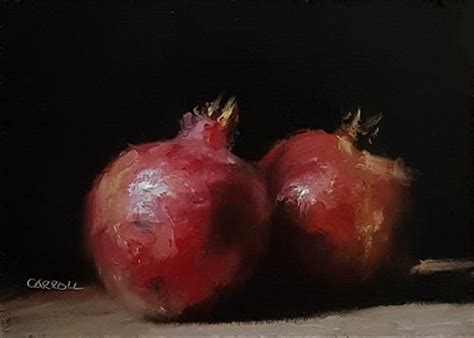 Daily Paintworks Pomegranates Original Fine Art For Sale Neil