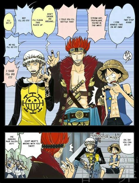 Law Luffy Kid Funny Text Comic Marines One Piece One Piece