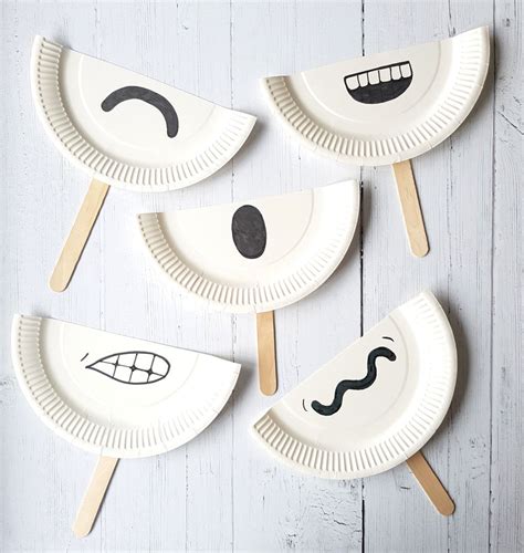 Paper Plate Emotions Craft